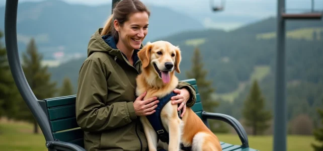 Prendre le télésiège avec son chien : conseils pratiques pour une montée réussie Prendre le télésiège avec son chien : conseils pratiques pour une montée réussie